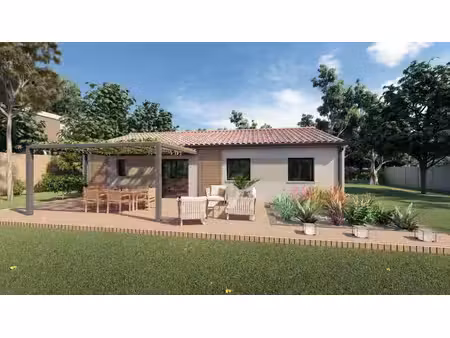 terrain avec maison neuve à vendre