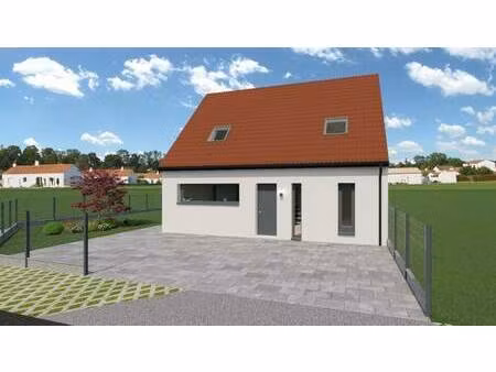 terrain avec maison neuve à vendre