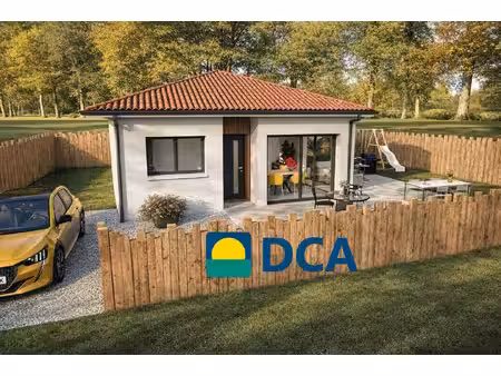 terrain avec maison neuve à vendre