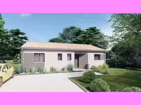 terrain avec maison neuve à vendre