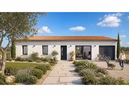 terrain avec maison neuve à vendre
