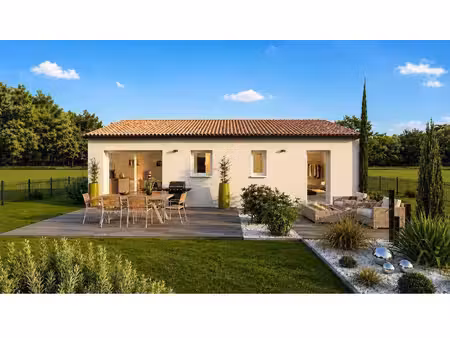 terrain avec maison neuve à vendre