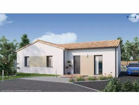 terrain avec maison neuve à vendre