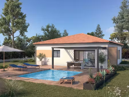 terrain avec maison neuve à vendre