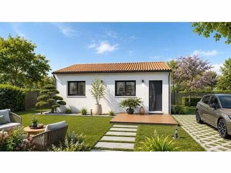 terrain avec maison neuve à vendre