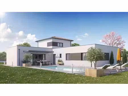 terrain avec maison neuve à vendre