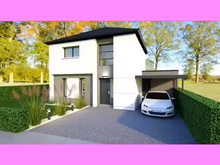 terrain avec maison neuve à vendre
