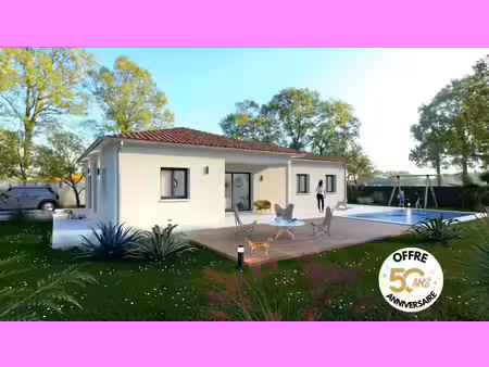 terrain avec maison neuve à vendre