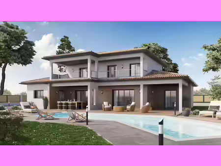terrain avec maison neuve à vendre