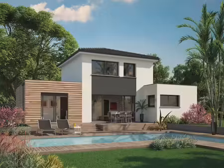 terrain avec maison neuve à vendre