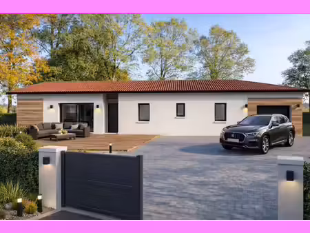 terrain avec maison neuve à vendre
