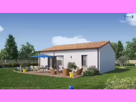 terrain avec maison neuve à vendre