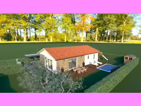 terrain avec maison neuve à vendre