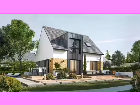 terrain avec maison neuve à vendre
