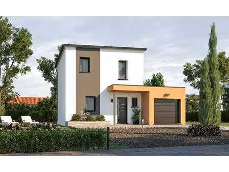 terrain avec maison neuve à vendre