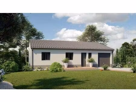 terrain avec maison neuve à vendre
