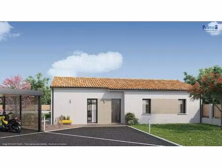 terrain avec maison neuve à vendre