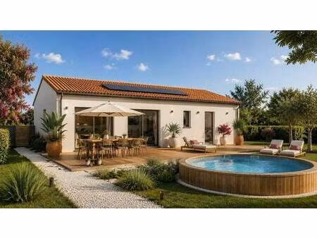 terrain avec maison neuve à vendre