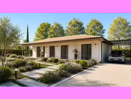terrain avec maison neuve à vendre