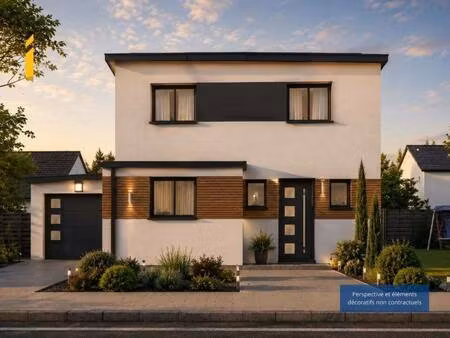 terrain avec maison neuve à vendre