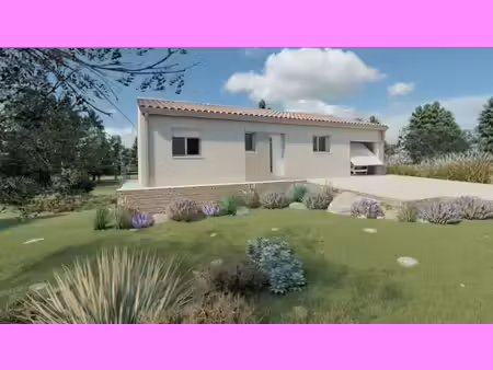 terrain avec maison neuve à vendre
