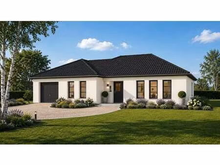 terrain avec maison neuve à vendre