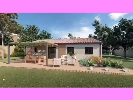 terrain avec maison neuve à vendre