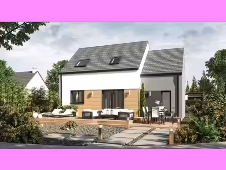 terrain avec maison neuve à vendre