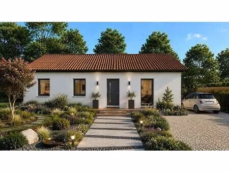terrain avec maison neuve à vendre