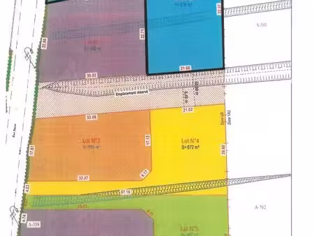 terrain constructible à vendre