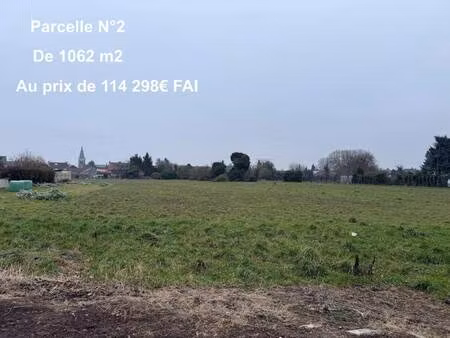 terrain constructible à vendre