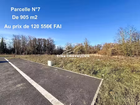 terrain constructible viabilisé à vendre