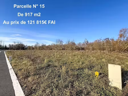 terrain constructible viabilisé à vendre