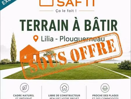 terrain constructible viabilisé à vendre