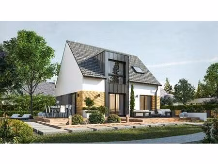 terrain avec maison neuve à vendre