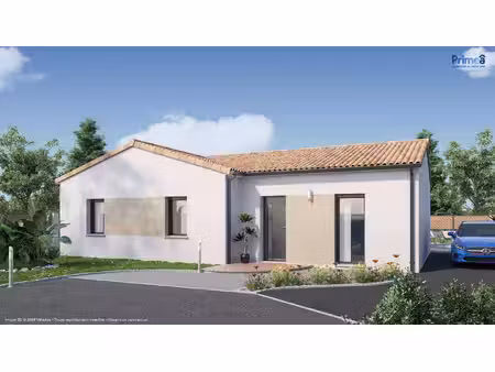 terrain avec maison neuve à vendre