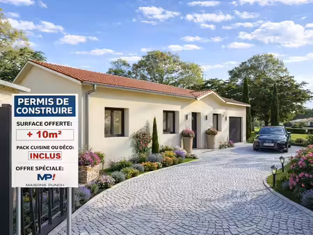 terrain avec maison neuve à vendre