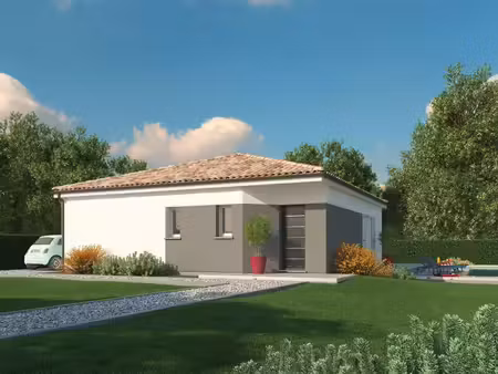 terrain avec maison neuve à vendre