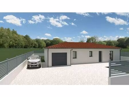 terrain avec maison neuve à vendre