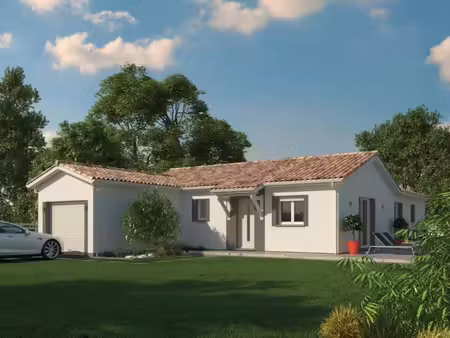 terrain avec maison neuve à vendre