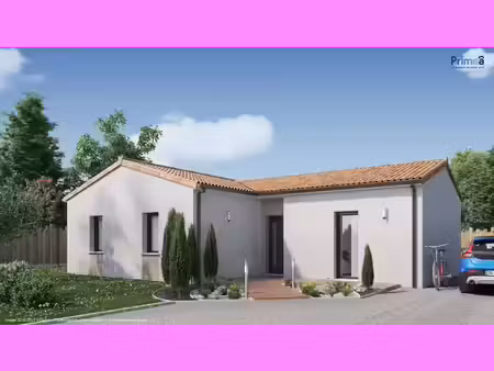 terrain avec maison neuve à vendre