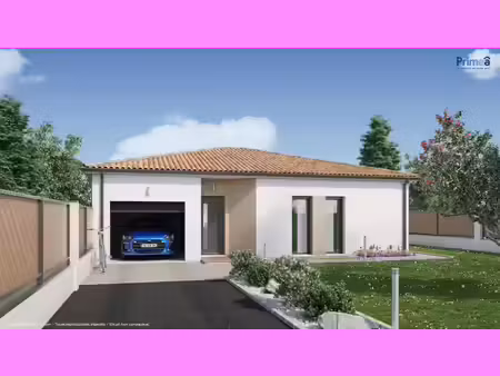 terrain avec maison neuve à vendre