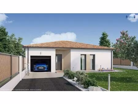 terrain avec maison neuve à vendre