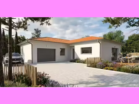 terrain avec maison neuve à vendre