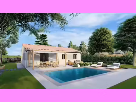 terrain avec maison neuve à vendre