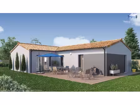 terrain avec maison neuve à vendre