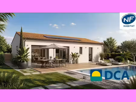 terrain avec maison neuve à vendre