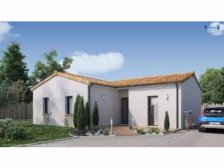 terrain avec maison neuve à vendre