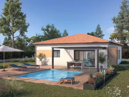 terrain avec maison neuve à vendre