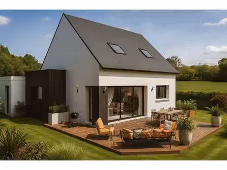 terrain avec maison neuve à vendre